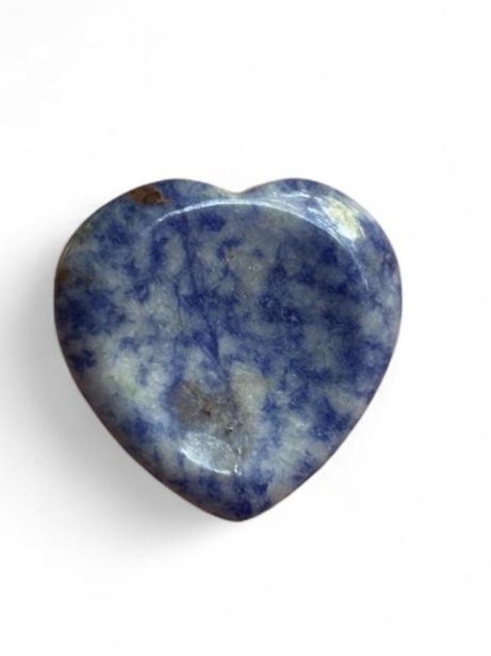 Blue Heart Sodalite Stone Decor